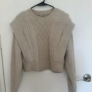 Babaton Aritzia Cable-knit Seek Sweater XS